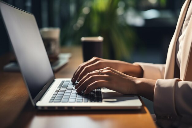 laptop hand